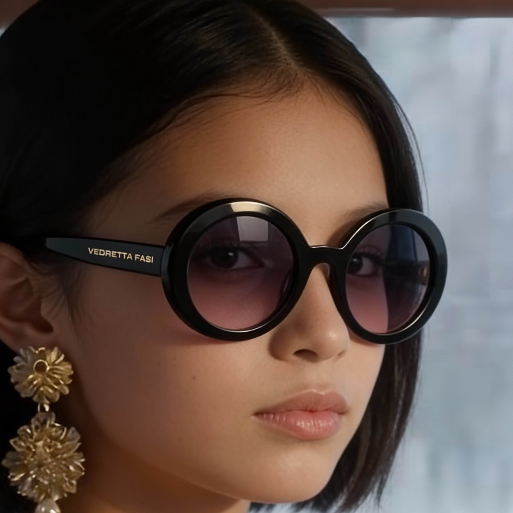 Gafas de sol negras para mujer