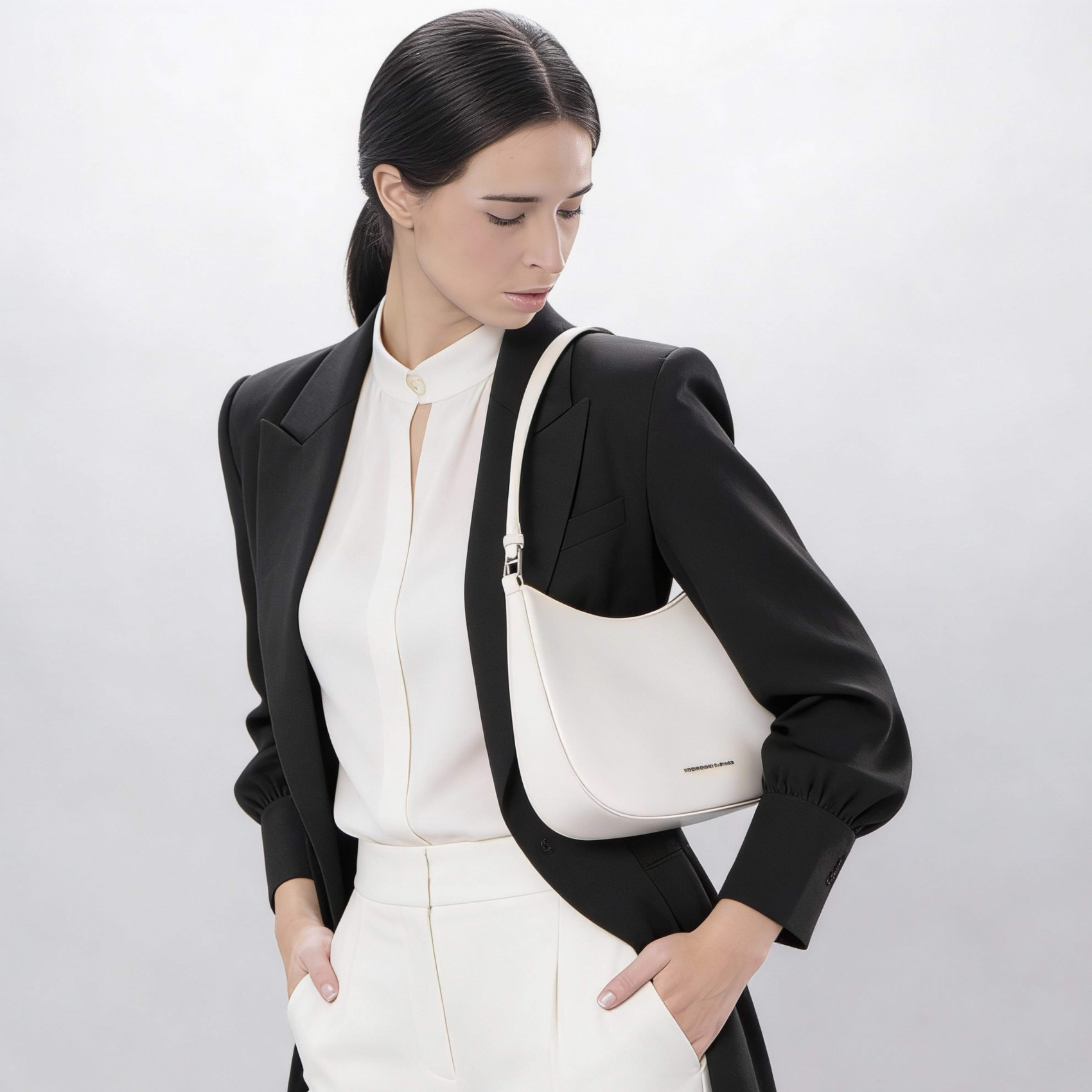 Bolso pequeño de piel con diseño...