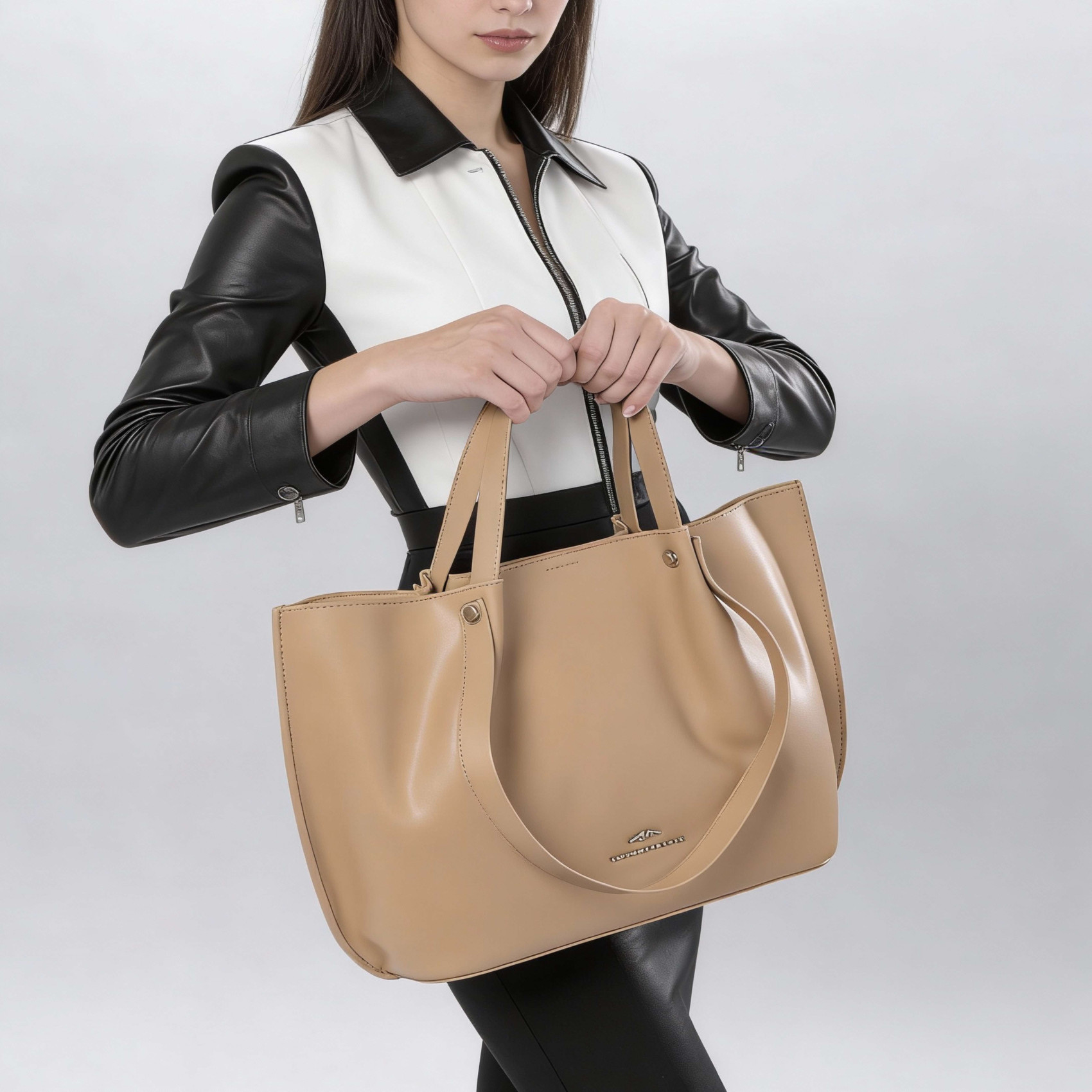 Bolso de piel grande y cómodo para...