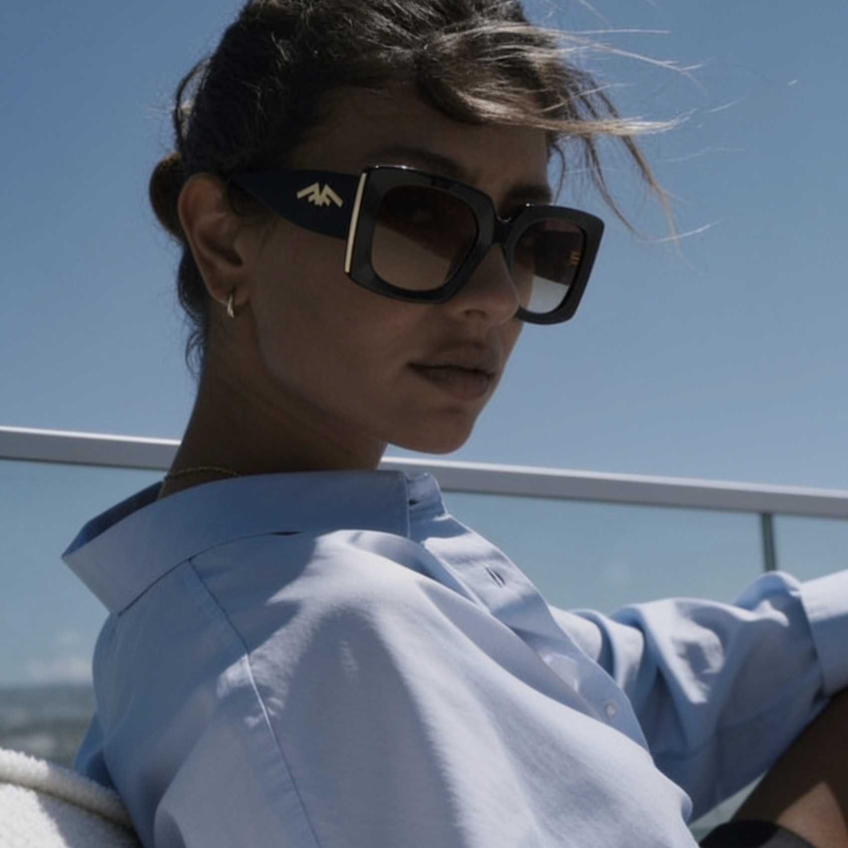 Gafas de sol rectangulares para mujer