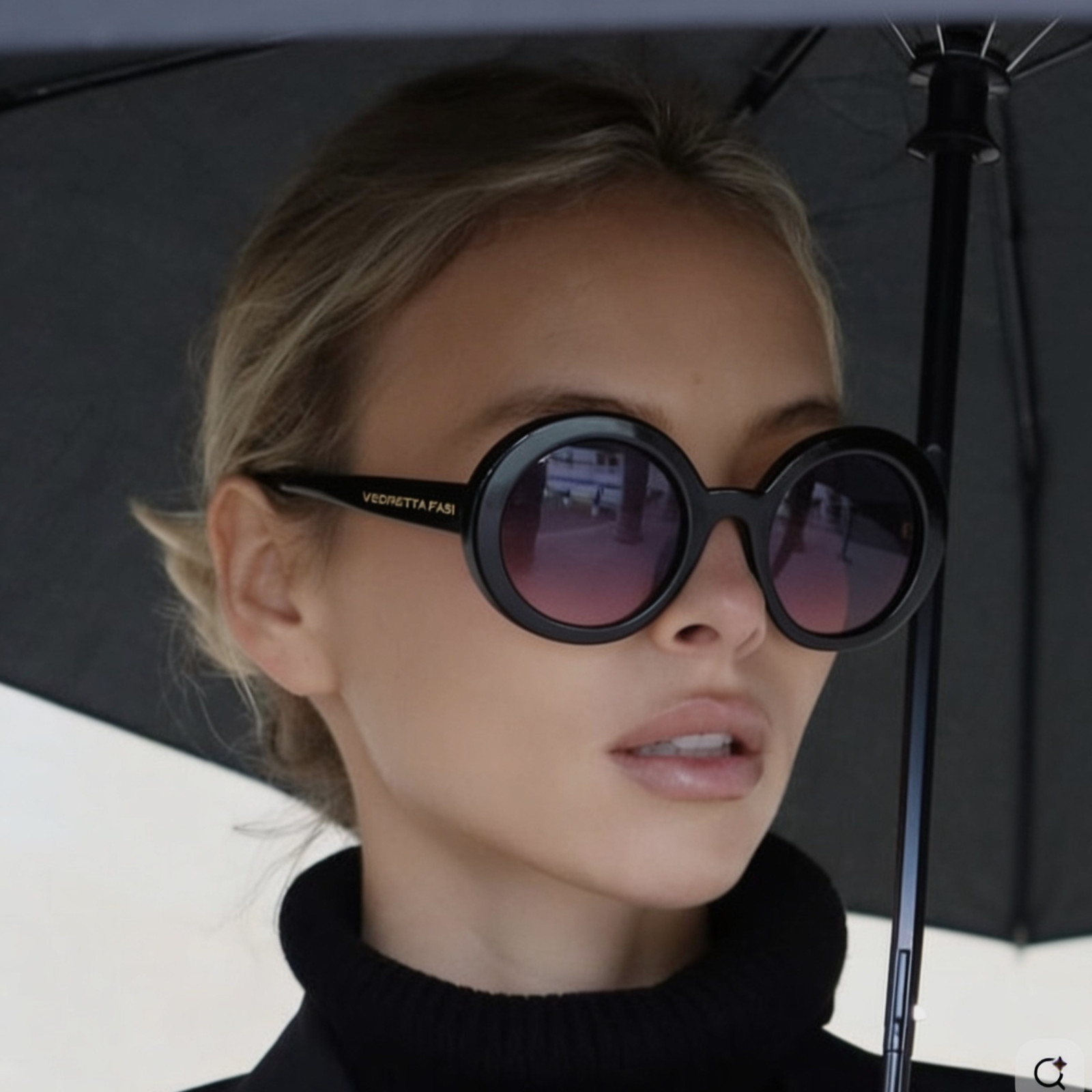 Gafas de sol negras grandes 2