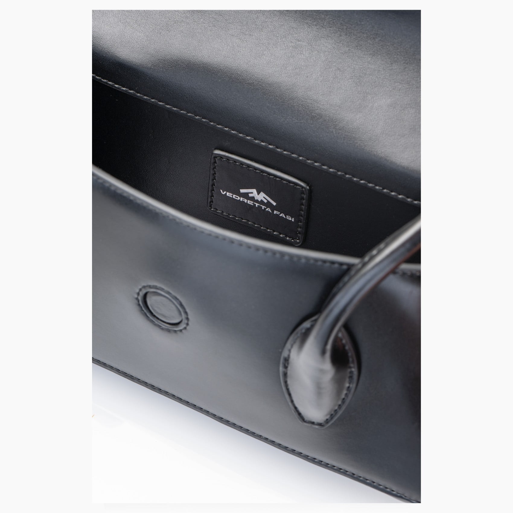 Interior bolso hombro negro