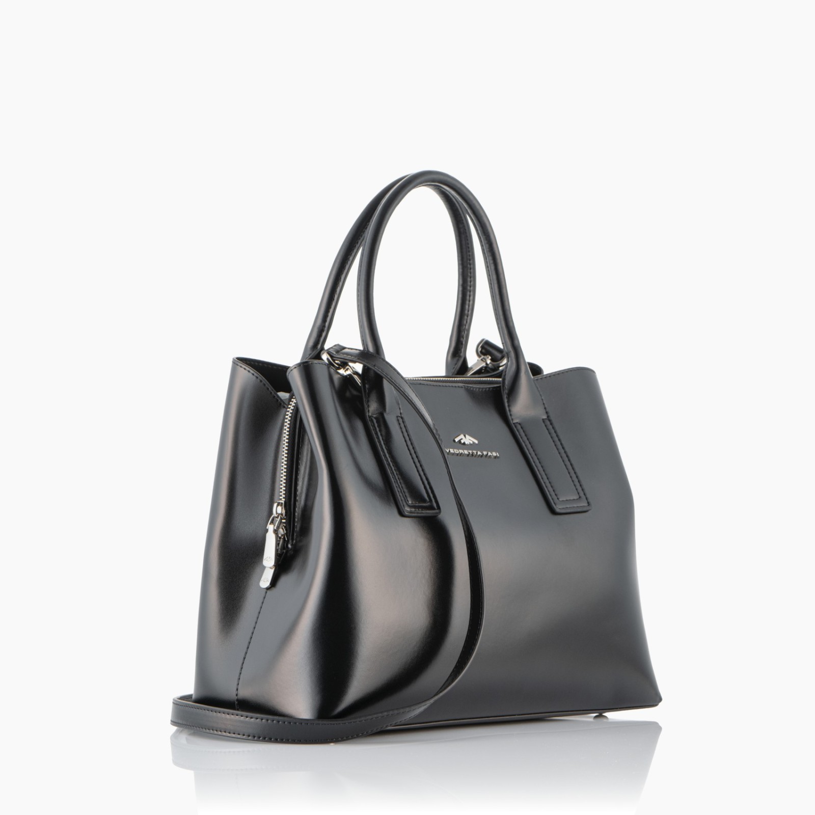 Bolso negro mujer mediano 2
