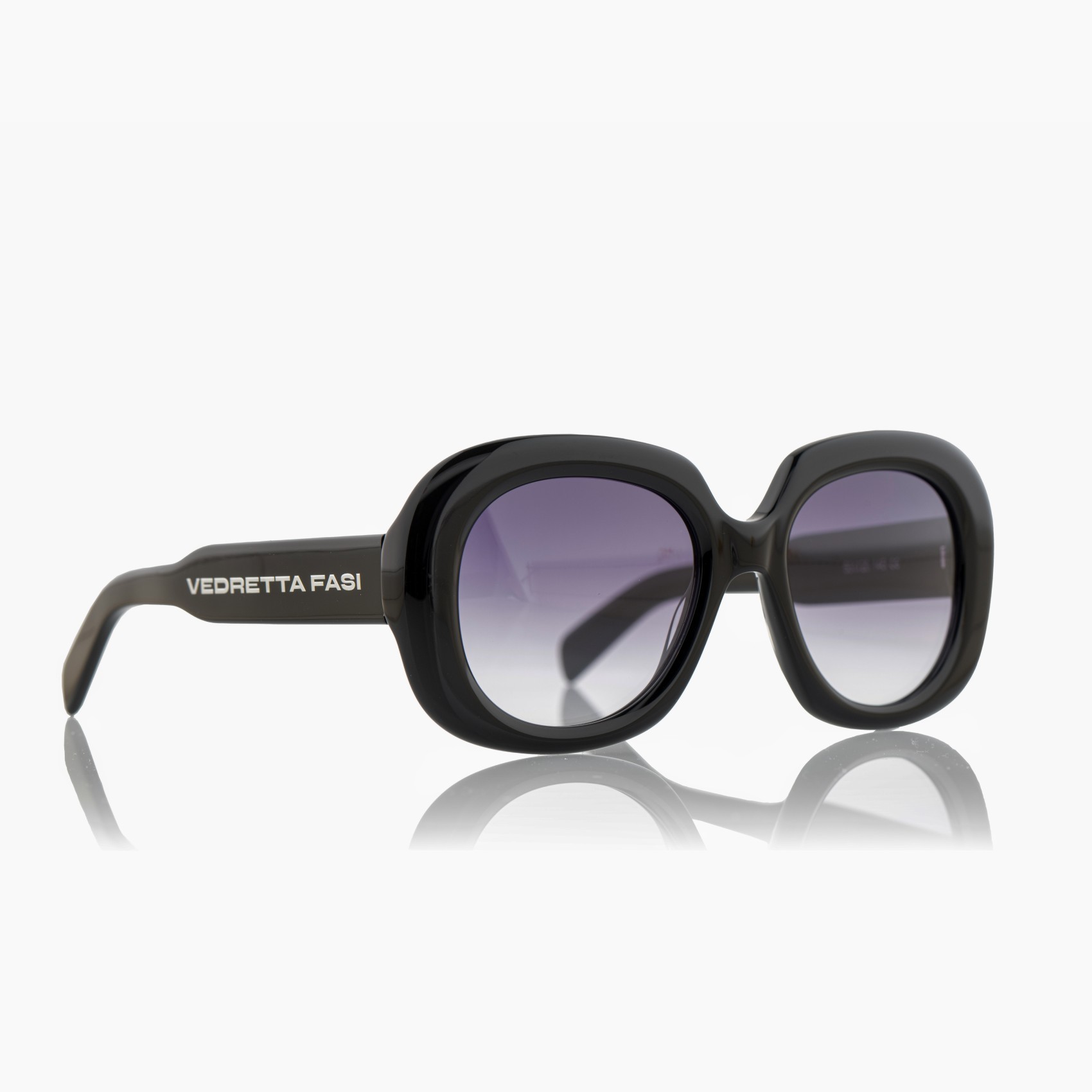 Gafas de sol redondas negras