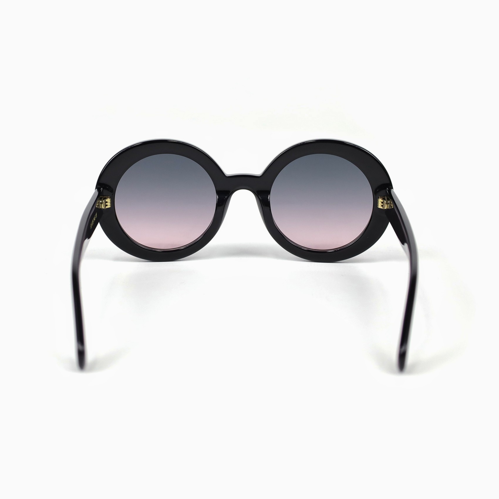 Gafas de sol negras redondas