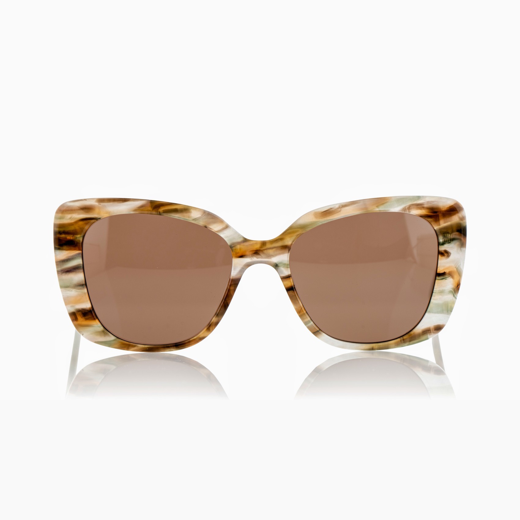 Gafas sol cristal marron