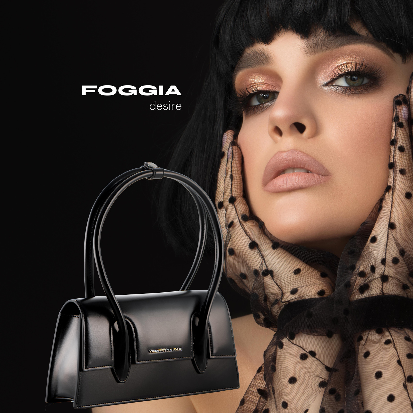 Bolso de hombro negro