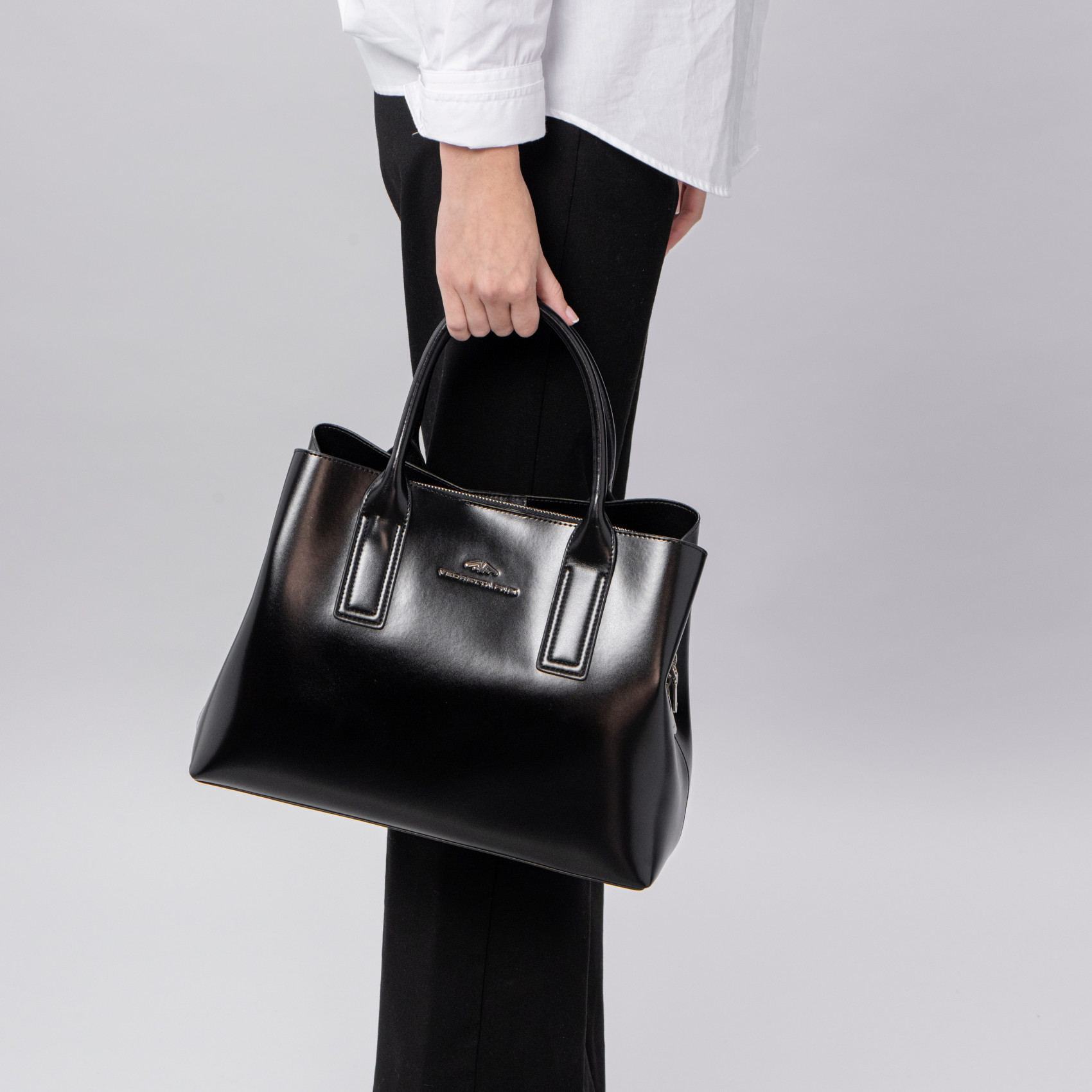 Bolso negro mujer mediano