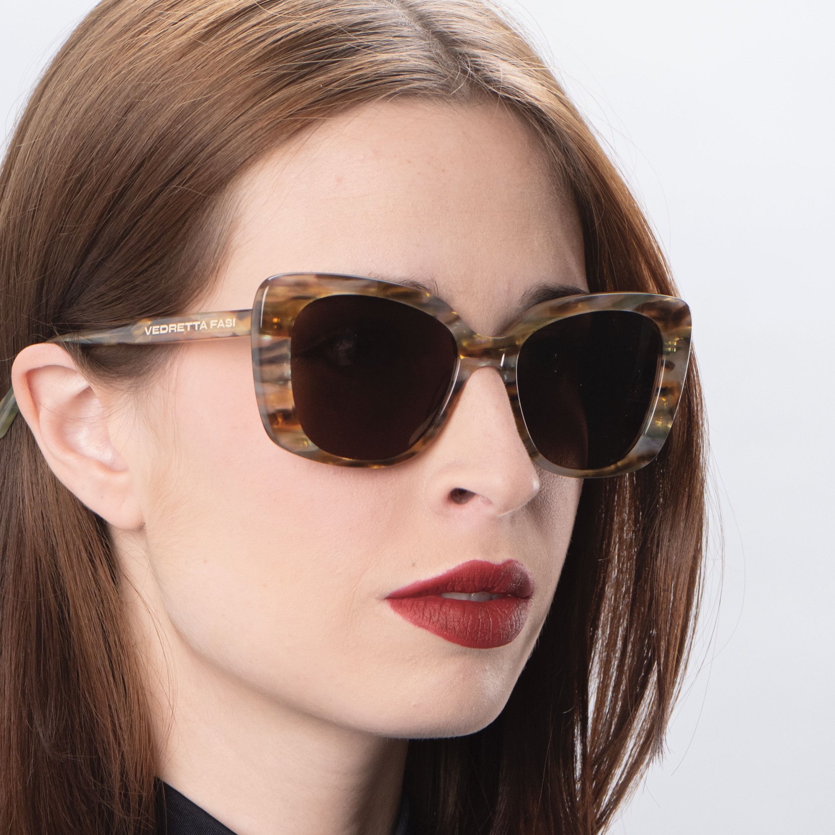 Gafas de sol cristal marrón para mujer
